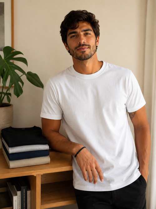 Kit 5 Camisetas Básicas