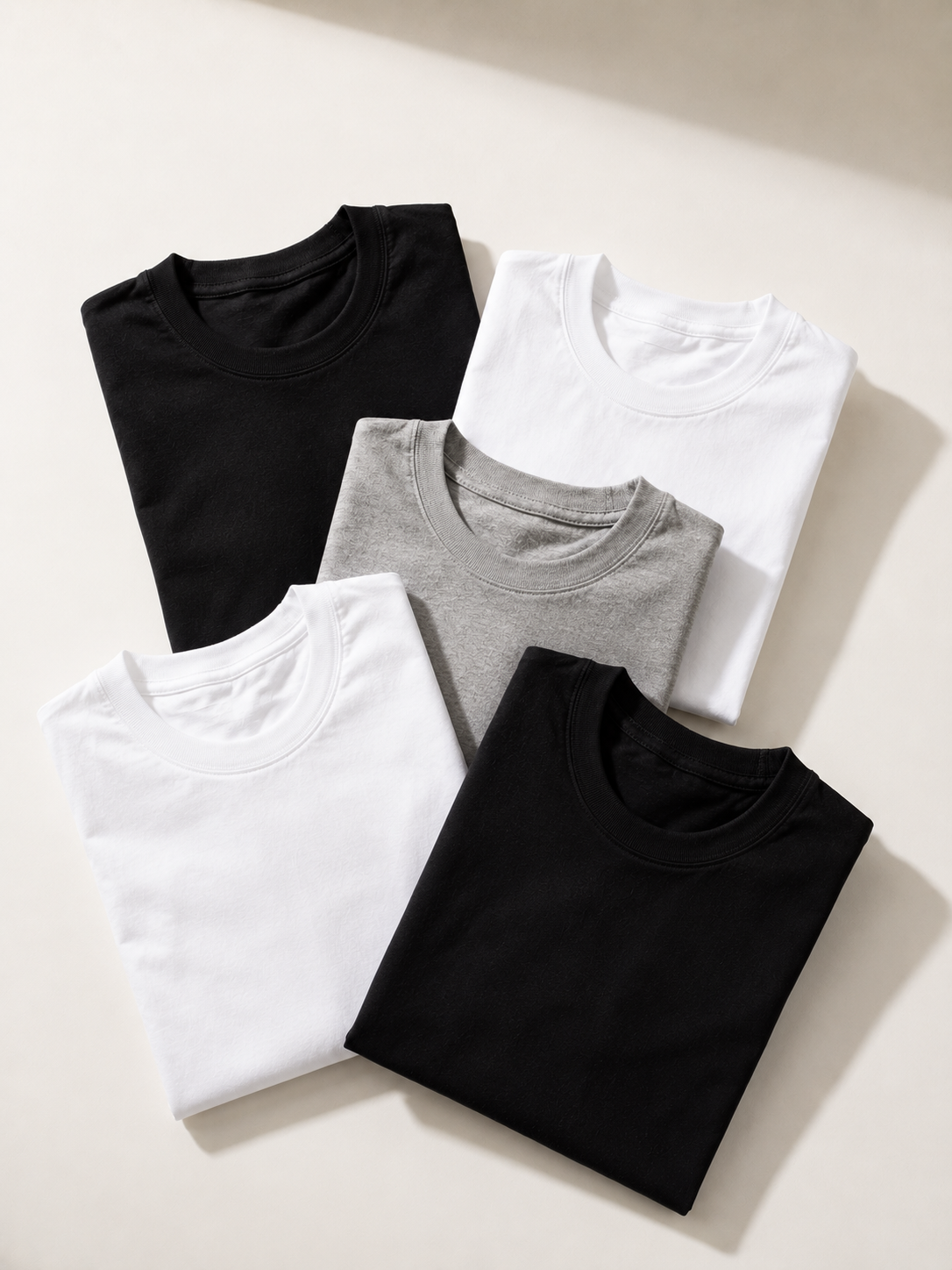 Kit 5 Camisetas Básicas